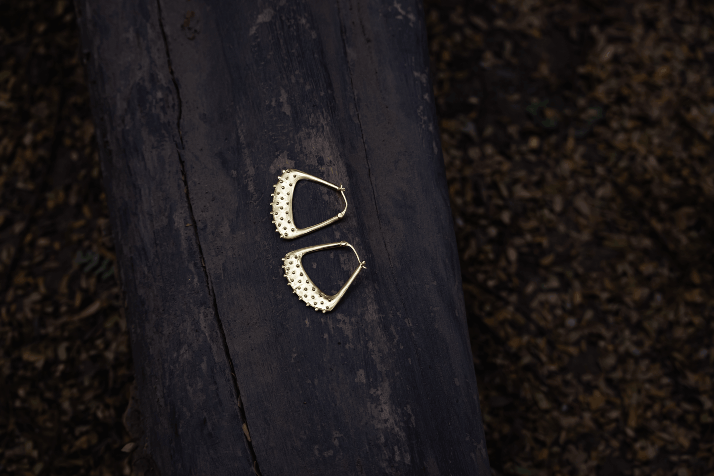 Spike it up earrings - Gold