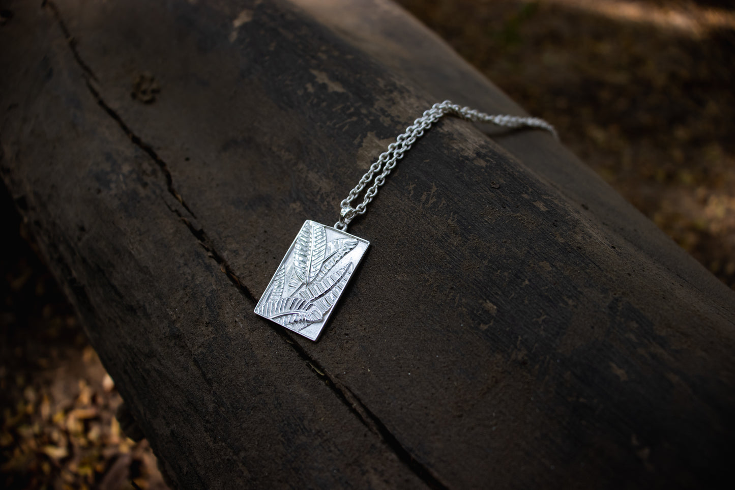 Leafline necklace - Silver