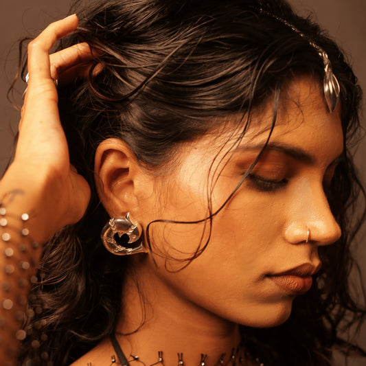 Fish N Fins earrings - Silver