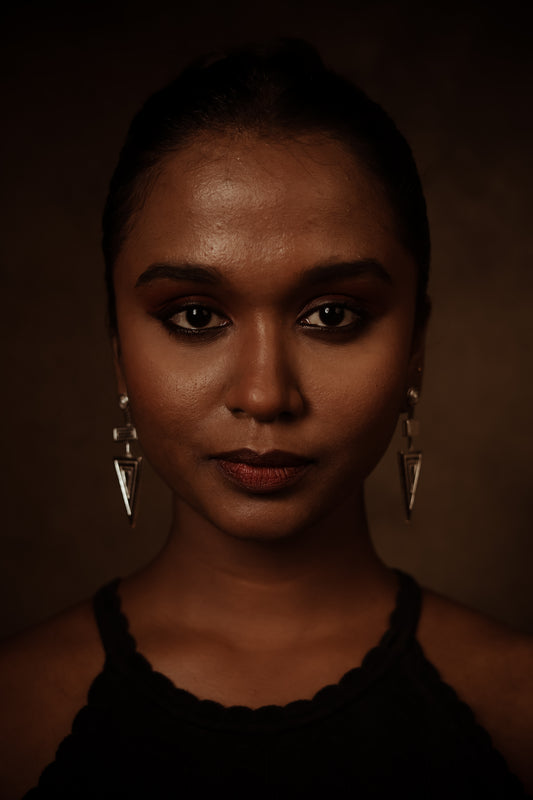 Trikonika earring - Silver