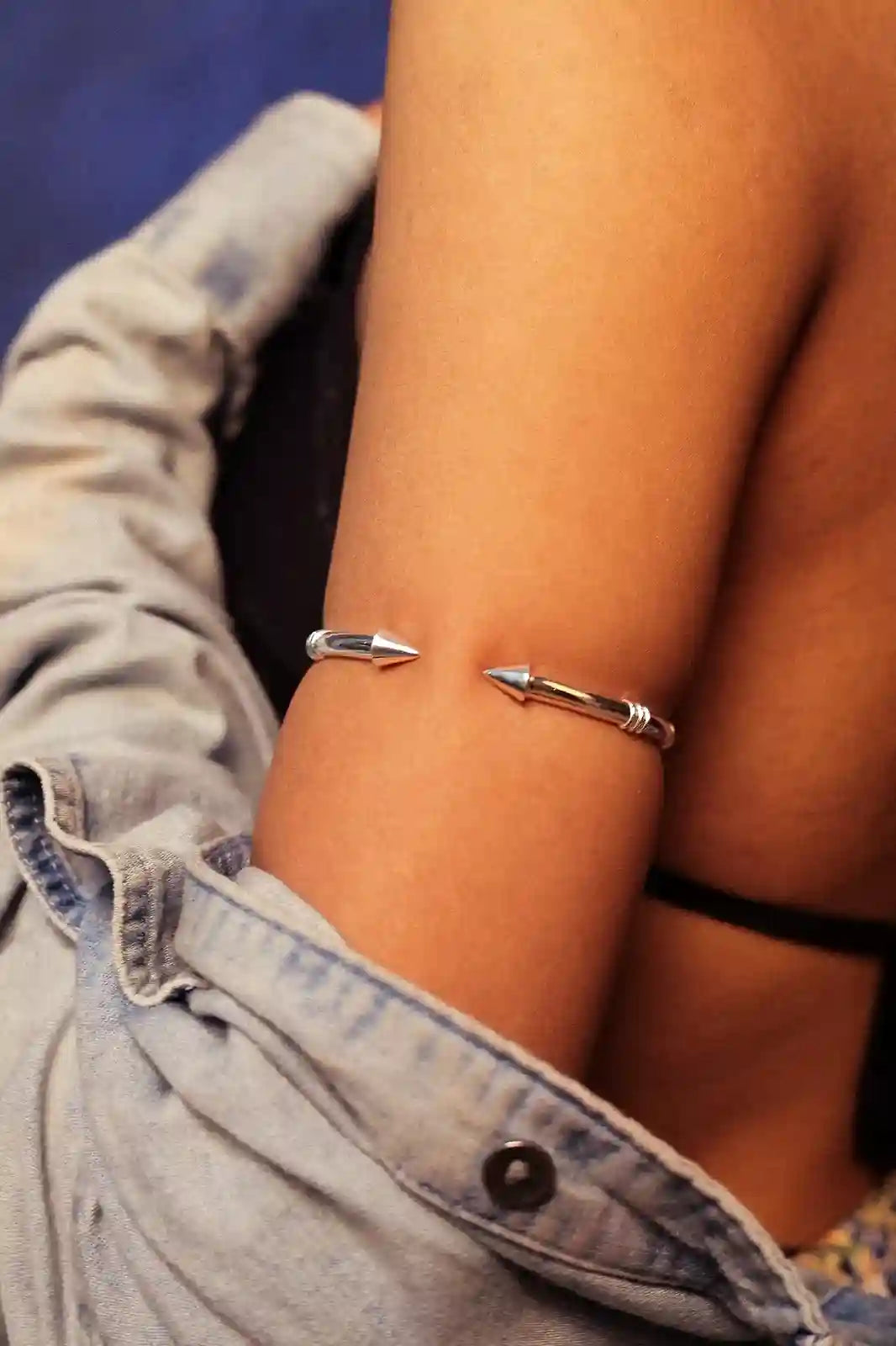 silver arm cuff bracelet online