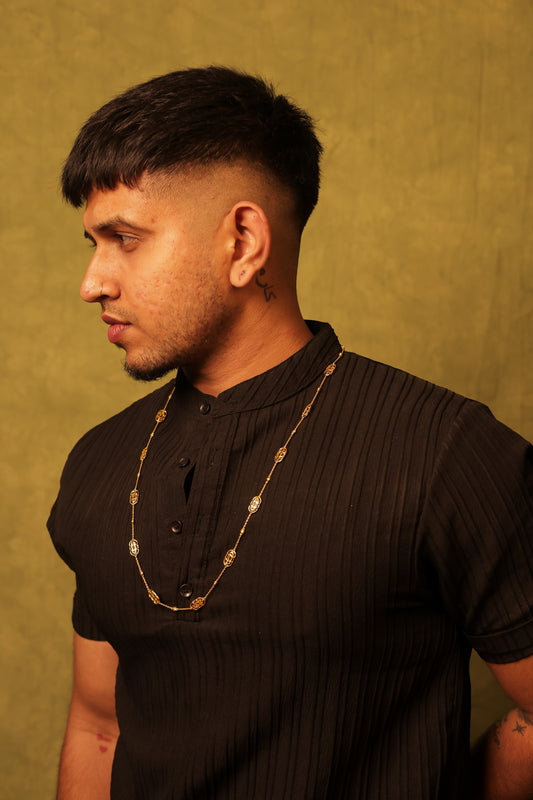 Jugalbandi necklace - Gold