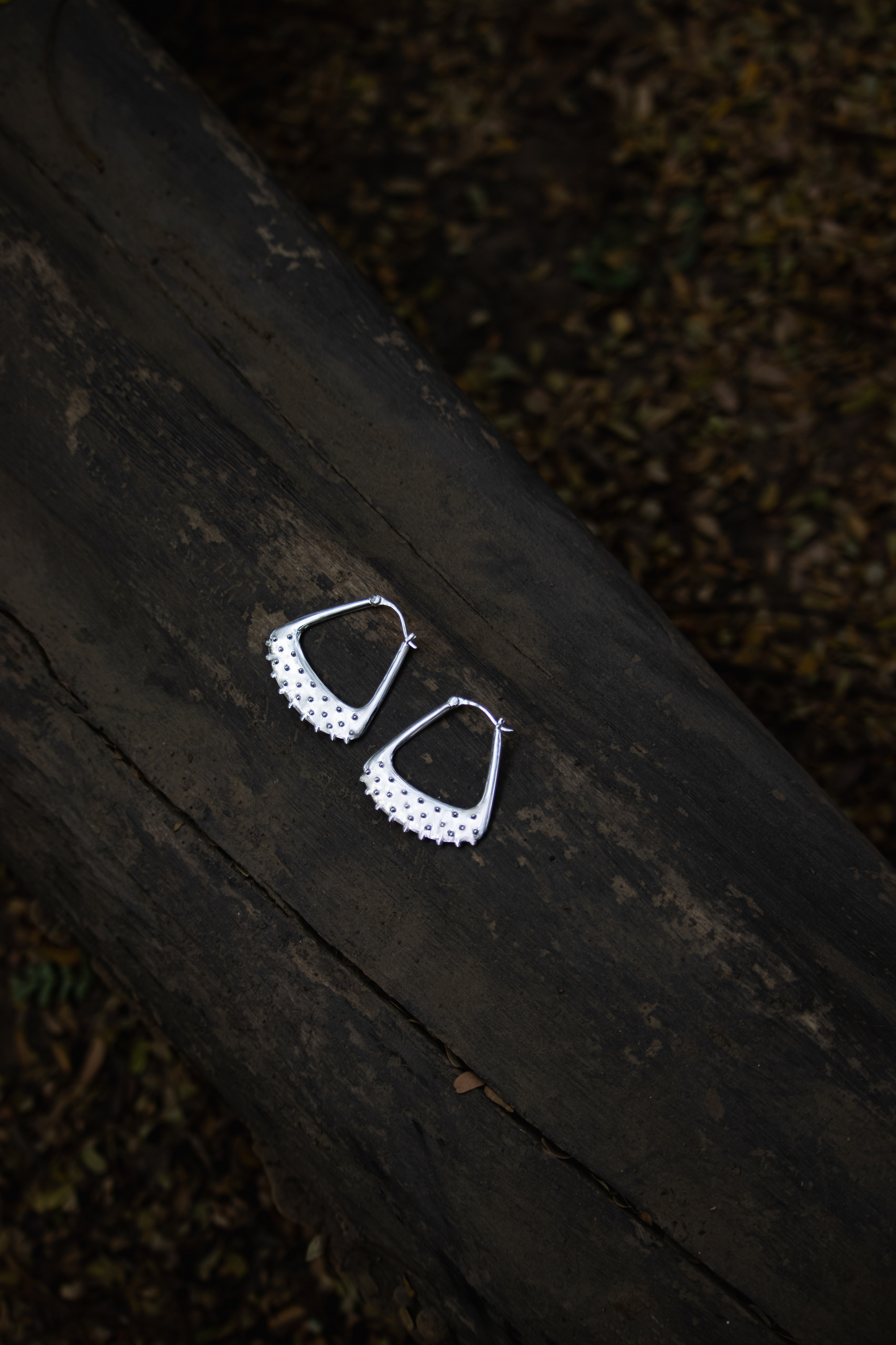 Spike it up earrings - Silver