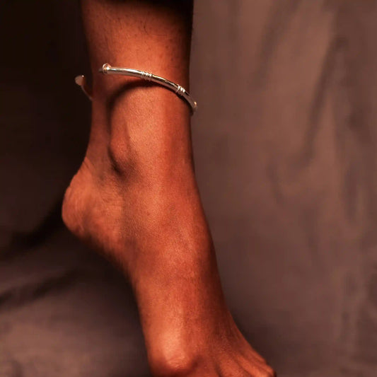silver anklet for women online