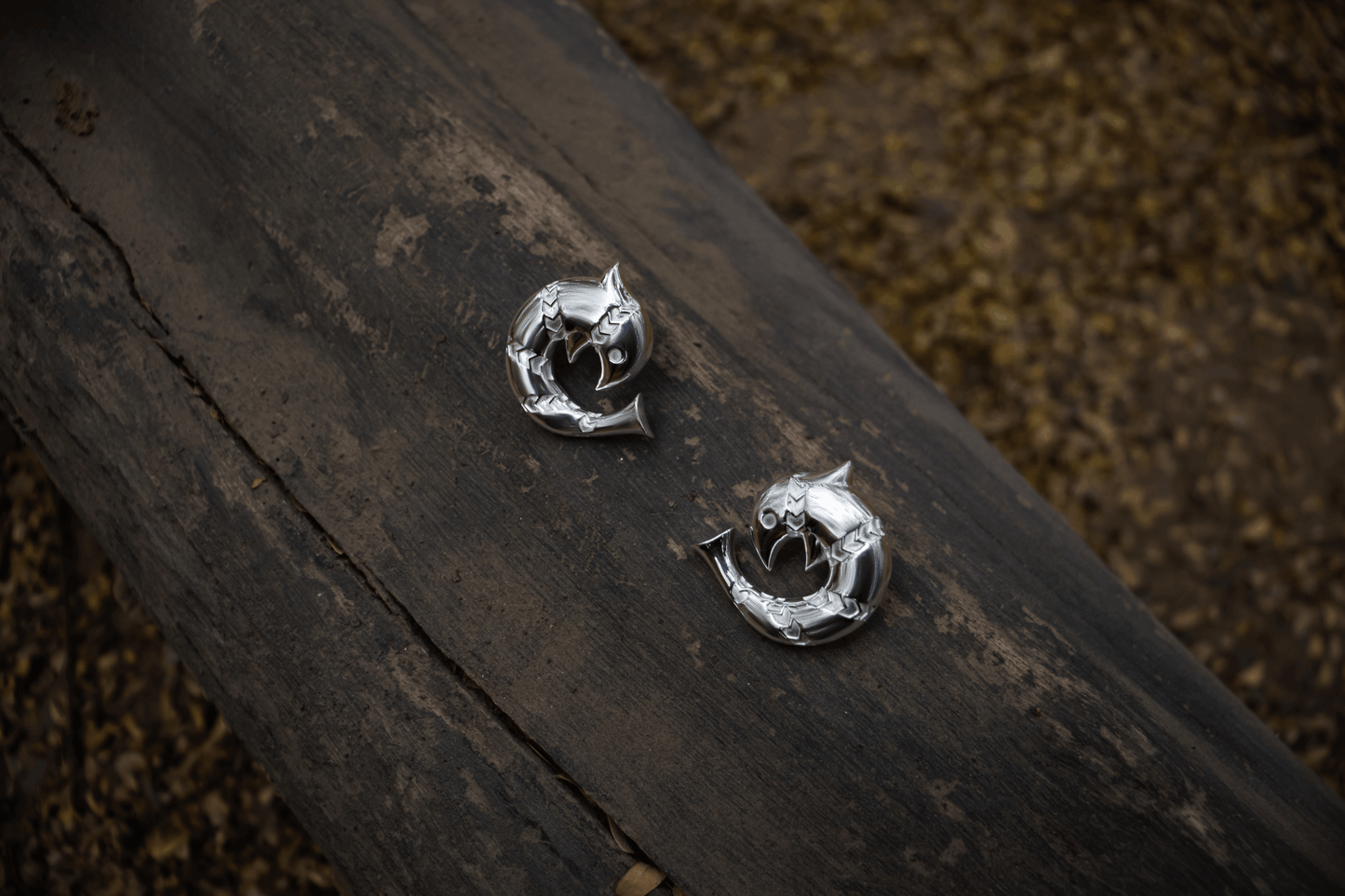 Fish N Fins earrings - Silver