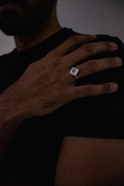 Chatur chaar ring - Silver